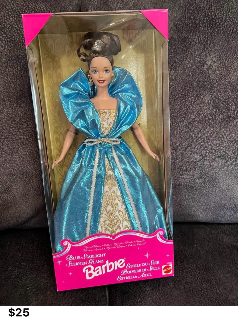 Barbie Blue Starlight Doll in Shimmering Turquoise Gown